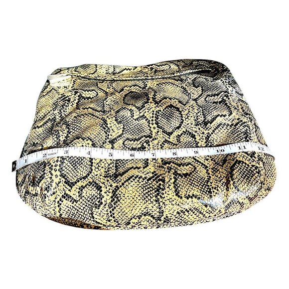 Vintage Liza Ganz Shoulder Crossbody Python Snakeskin Embossed Purse Handbag - Picture 12 of 16